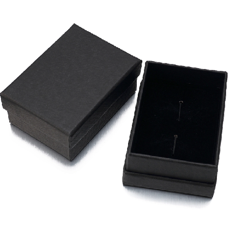 Schachtel mit Manschettenknöpfen schwarz