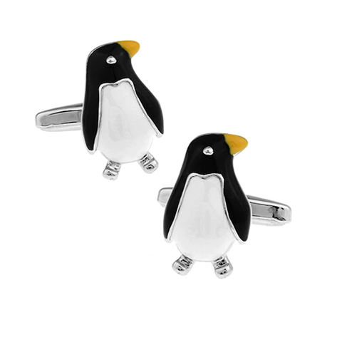 Manschettenknöpfe mit Pinguin
