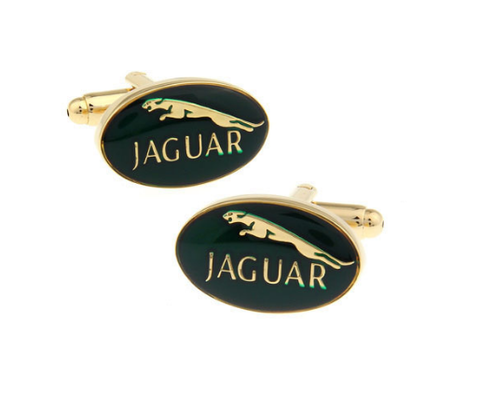 Jaguar-Manschettenknöpfe aus Gold - 1