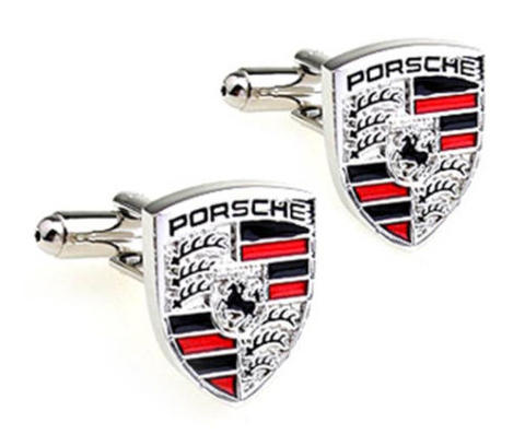 Porsche-Manschettenknöpfe in Silber